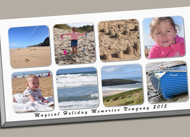 Stunning Custom Personalised Collage Canvas Print Unique Picture Montage Gift
