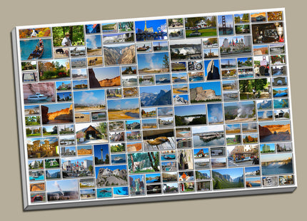Stunning Custom Personalised Collage Canvas Print Unique Picture Montage Gift