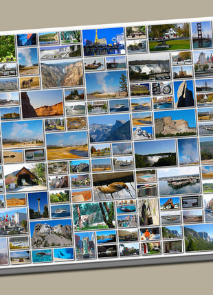 Stunning Custom Personalised Collage Canvas Print Unique Picture Montage Gift