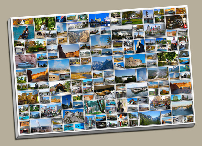 Stunning Custom Personalised Collage Canvas Print Unique Picture Montage Gift