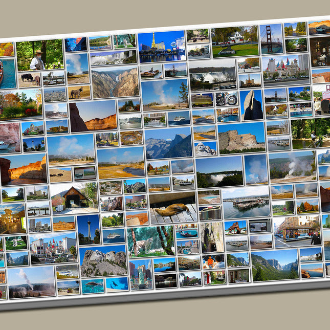 Stunning Custom Personalised Collage Canvas Print Unique Picture Montage Gift