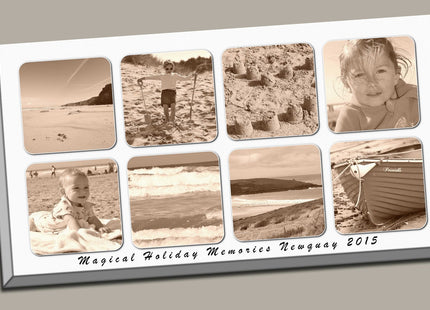 Stunning Custom Personalised Collage Canvas Print Unique Picture Montage Gift