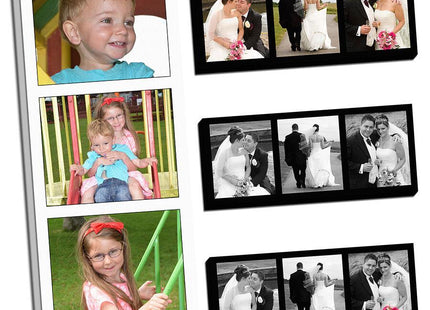 stunning 3 picture collage canvas print custom personal personalised montage