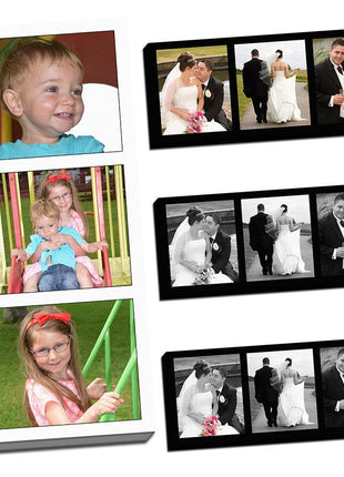 stunning 3 picture collage canvas print custom personal personalised montage