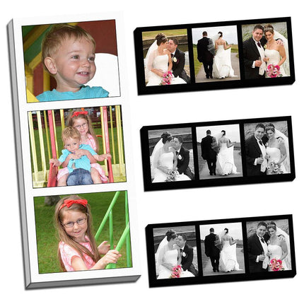 stunning 3 picture collage canvas print custom personal personalised montage