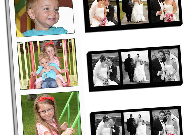 stunning 3 picture collage canvas print custom personal personalised montage