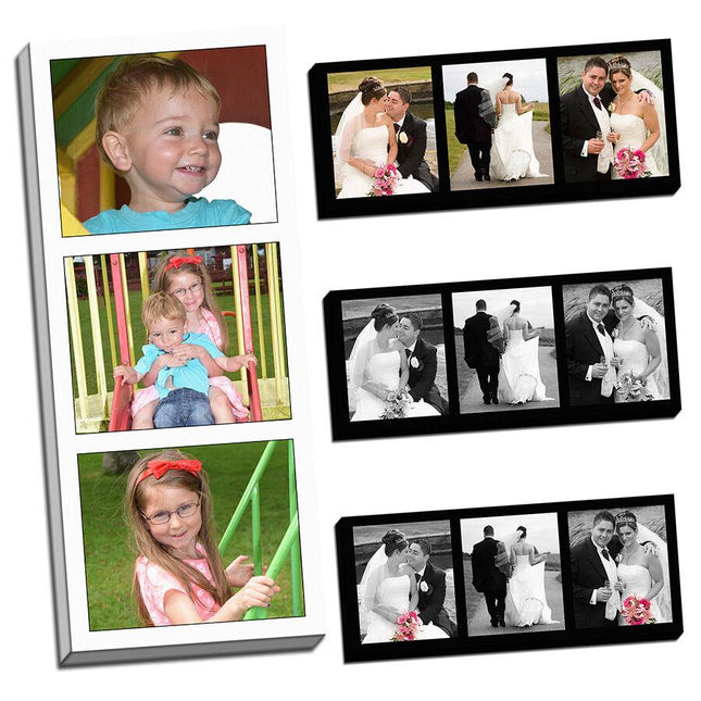 stunning 3 picture collage canvas print custom personal personalised montage