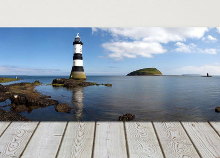 Penmon Point lighthouse canvas print Anglesey menai straits framed picture