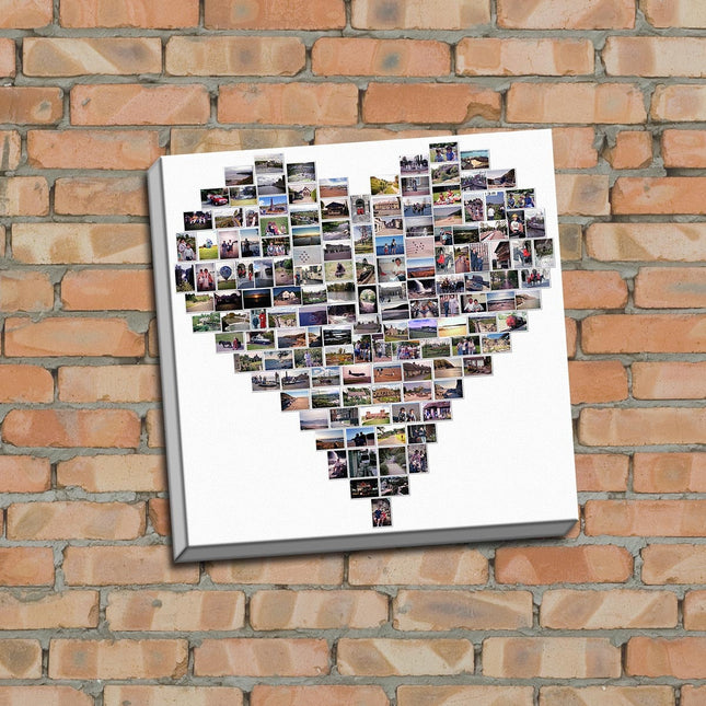 heart style canvas picture print my photos upto 100 for 20 inch x 20 inch