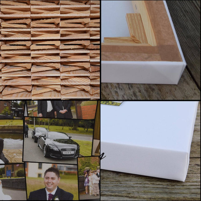 6 picture photo collage my photos in a collage printed on a canvas my pictures