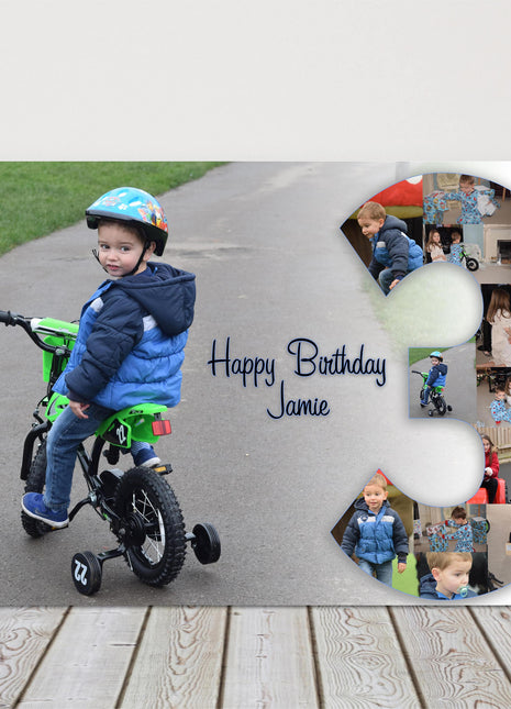 any number canvas picture print and large photo customised birthday gift