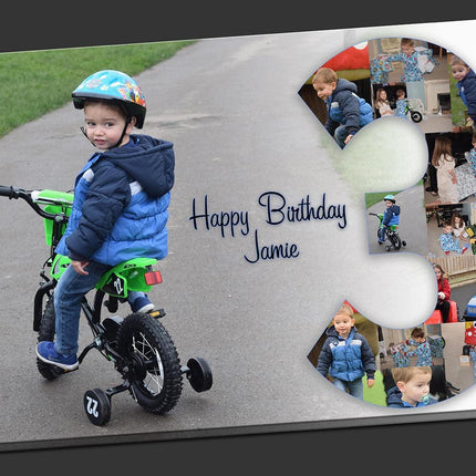 any number canvas picture print and large photo customised birthday gift