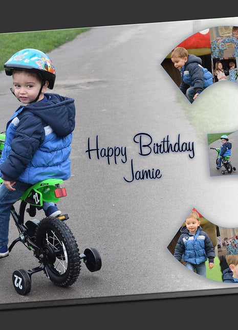 any number canvas picture print and large photo customised birthday gift