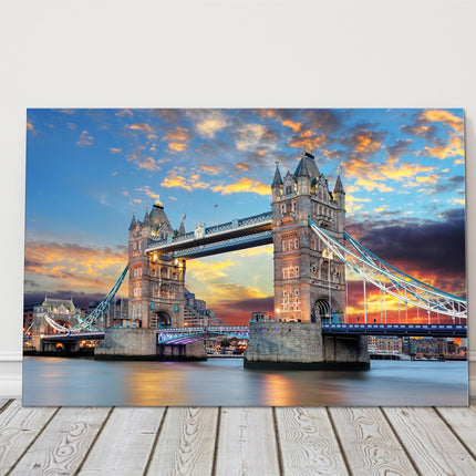 Tower bridge London. Wall décor London canvas picture print