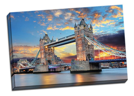 Tower bridge London. Wall décor London canvas picture print