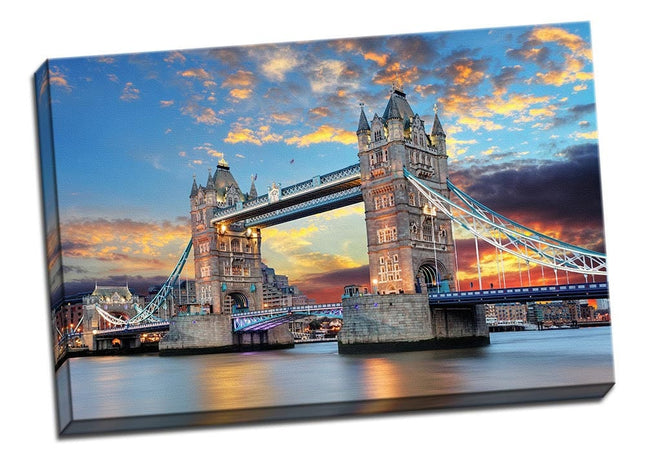 Tower bridge London. Wall décor London canvas picture print