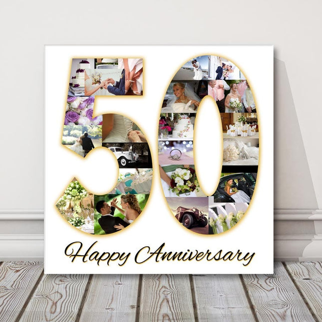 Number, photo collage canvas picture print.1 2 3 18 21 30 40 50 60 70 80 90 100.
