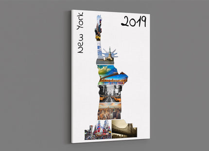 New York Statue of liberty canvas photo collage my pictures canvas picture print