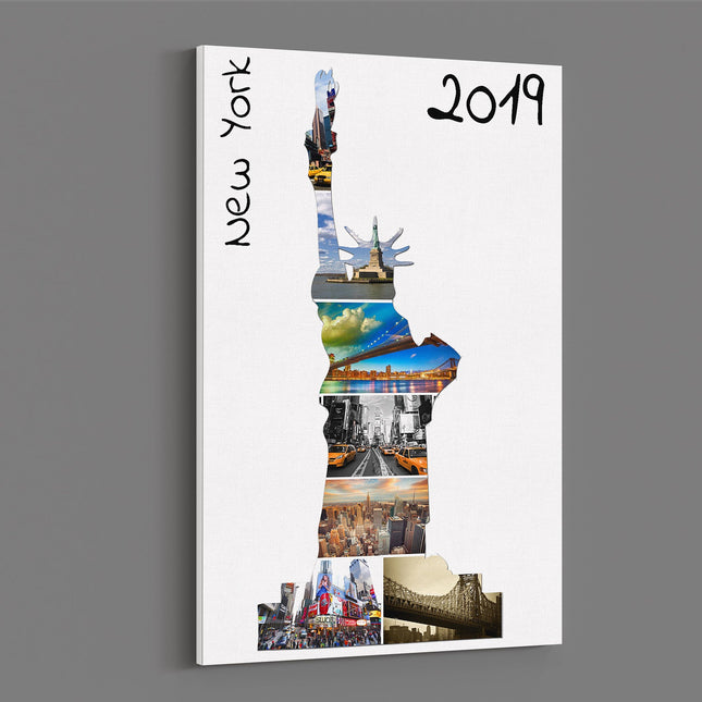New York Statue of liberty canvas photo collage my pictures canvas picture print