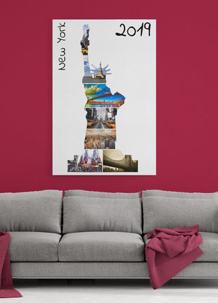New York Statue of liberty canvas photo collage my pictures canvas picture print