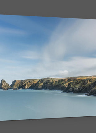 Bossiney bay, Cornwall Canvas Picture Print.