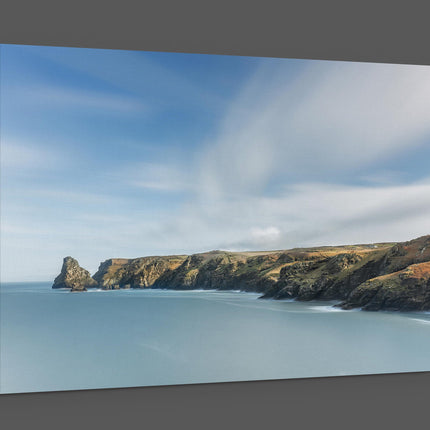 Bossiney bay, Cornwall Canvas Picture Print.