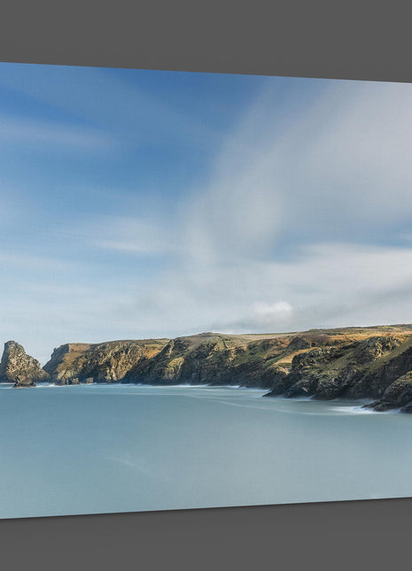 Bossiney bay, Cornwall Canvas Picture Print.