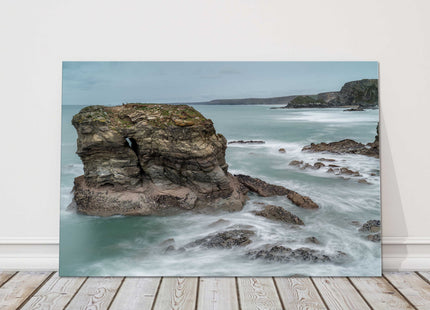 Cornwall coastline, canvas picture print