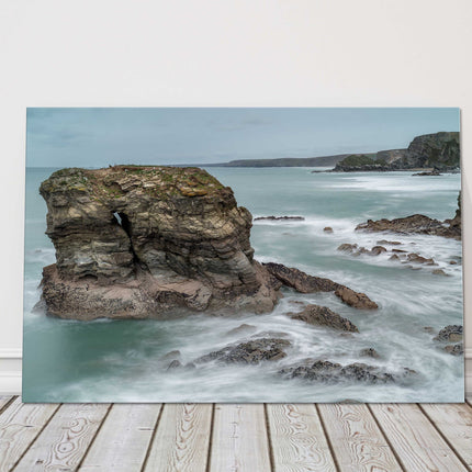 Cornwall coastline, canvas picture print