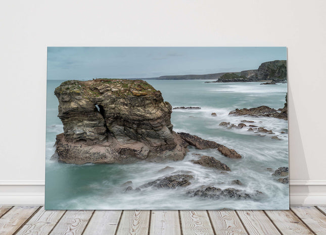 Cornwall coastline, canvas picture print