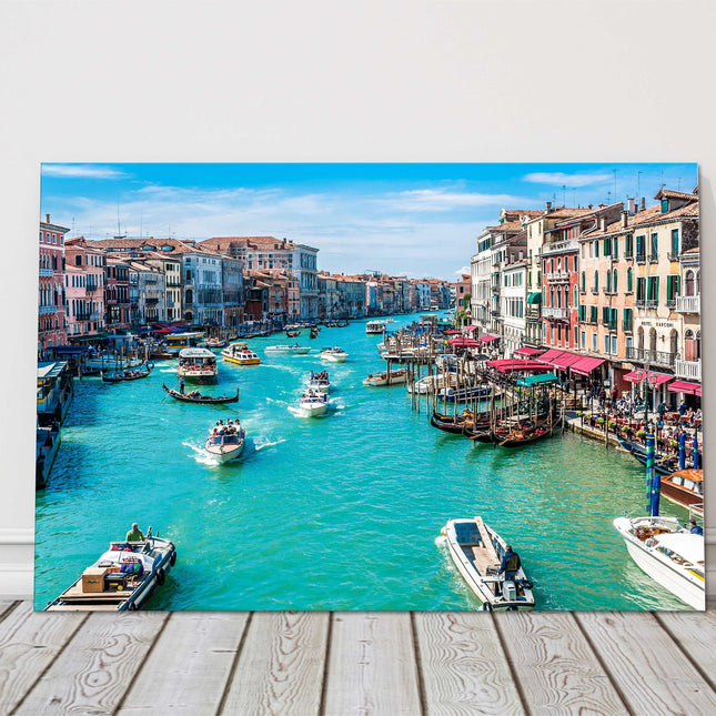 Canal Grande - Venice, Italy. Canvas picture print