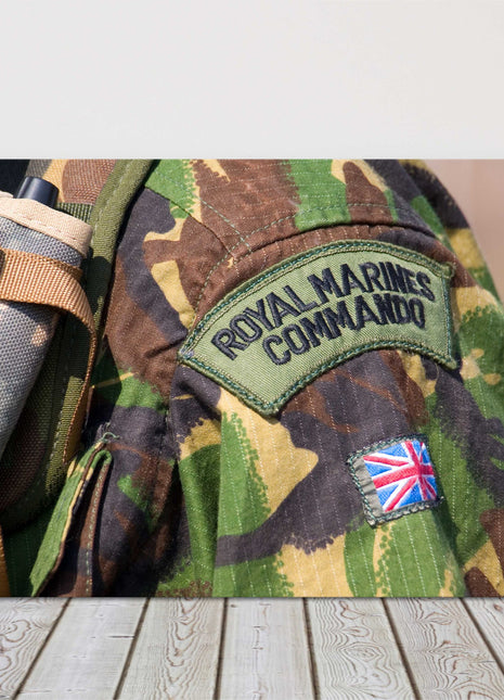 British Royal Marines Commando badge canvas picture print