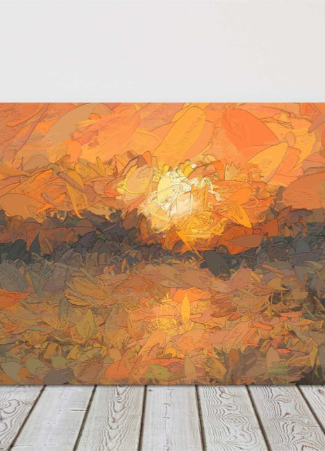 Fistral beach at sunset abstract modern canvas picture print
