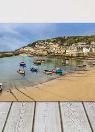 Mousehole Harbour, Cornwall. Beautiful panoramic canvas picture print.