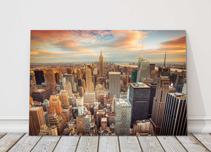 New York City Skyline sunrise cityscape landscape canvas picture print