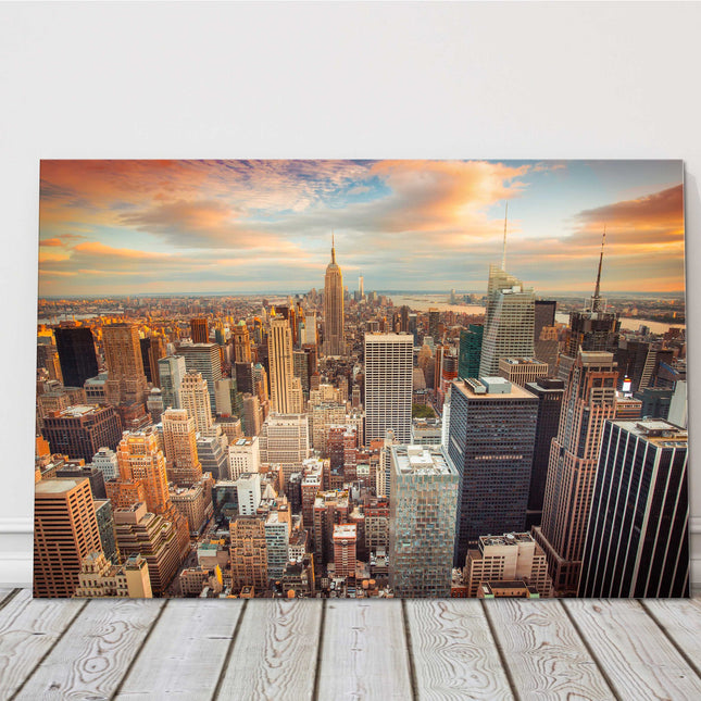 New York City Skyline sunrise cityscape landscape canvas picture print