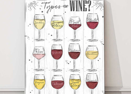Wine sketch picture. Printed canvas picture. Ideal for any kitchen,restaurant.