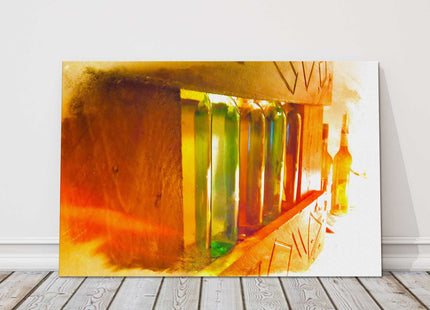 Wine Canvas Print. Wall decor for home or office. Ideal gift birthday present.