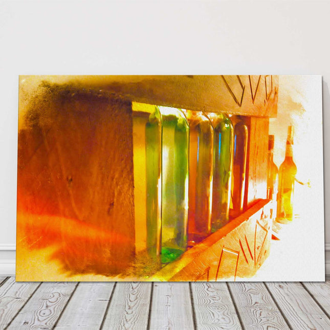 Wine Canvas Print. Wall decor for home or office. Ideal gift birthday present.