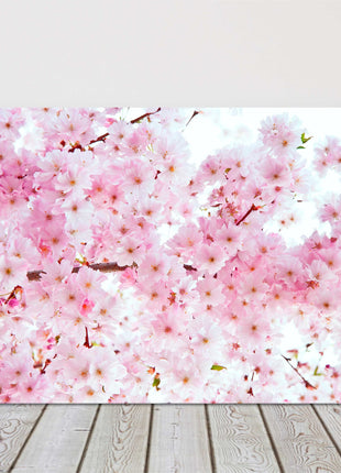 Spring blossom tree in beautiful shades of pink. Canvas picture print art