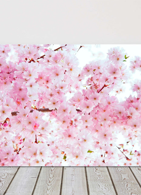 Spring blossom tree in beautiful shades of pink. Canvas picture print art