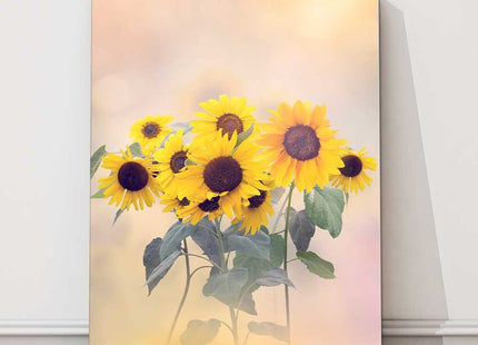 Sunflowers art canvas picture print portrait