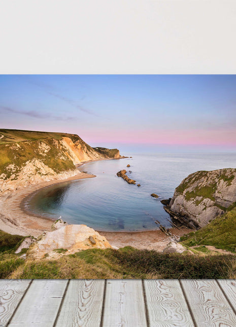 Sunset on the coast. Canvas picture print.`