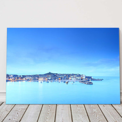 St Ives Harbour, Cornwall. Canvas picture print.