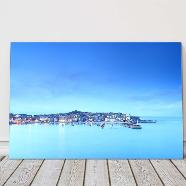 St Ives Harbour, Cornwall. Canvas picture print.