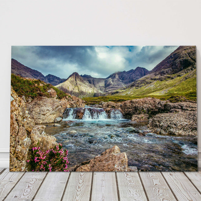 Fairy Pools, Isle of Skye, Scotland. Canvas picture print landscape