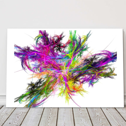 Colour pattern. Bright minimalist wall art. Canvas picture print.