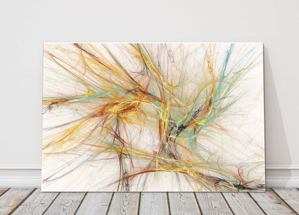 Abstract pattern on a light background. Modern wall art. Canvas picture print