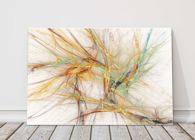 Abstract pattern on a light background. Modern wall art. Canvas picture print