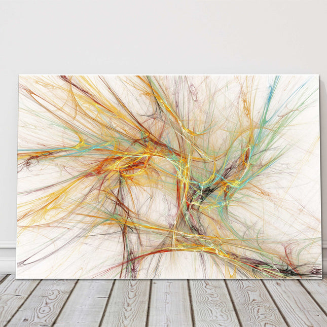 Abstract pattern on a light background. Modern wall art. Canvas picture print